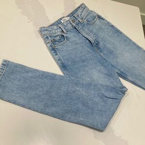 Zara Sky Blue Denim Pants
